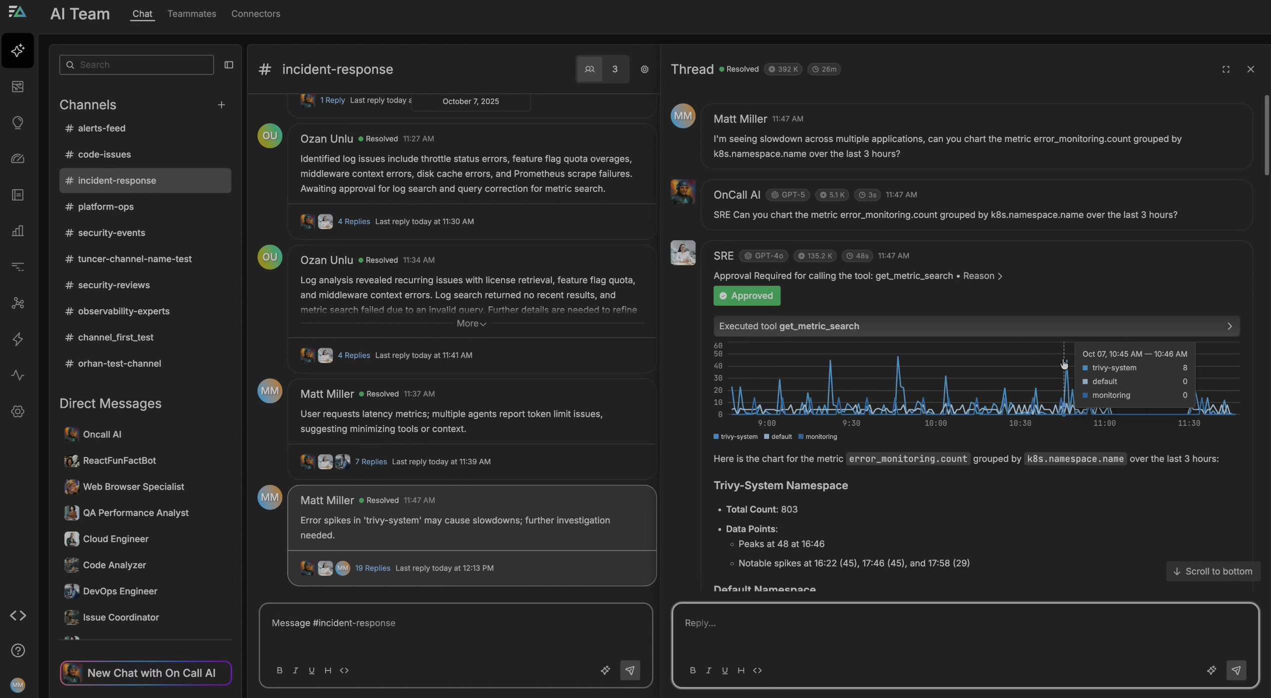 Your Autonomous AI Team Responds First